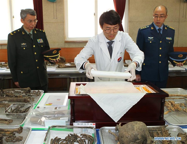 Remains of Chinese Korean War soldiers to be flown back to China