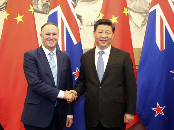 Xi hails 'unprecedented' China-NZ cooperation