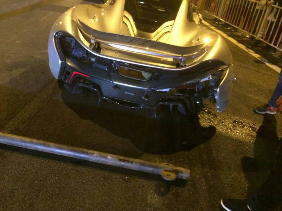 $2 million hyper car crash in east China's Zhejiang province