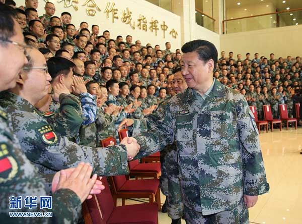 Xi urges stronger PLA