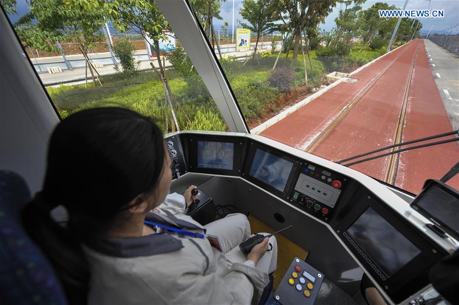 Trams to be in trial use in SW China