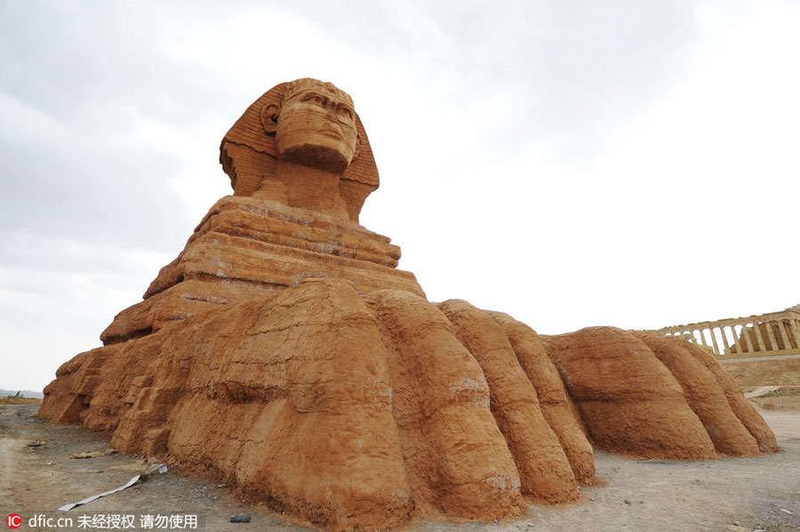 Sphinx appears along the Silk Road