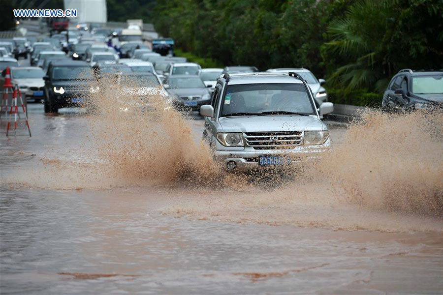 After Typhoon Nida, torrential rain hits South and Central China