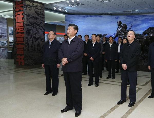 Xi stresses Long March spirit for national rejuvenation