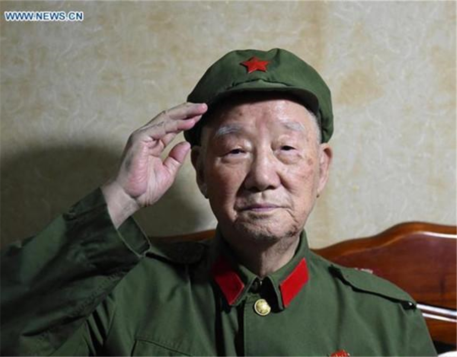 Veterans mark 80th anniv. of end of Red Army's Long March
