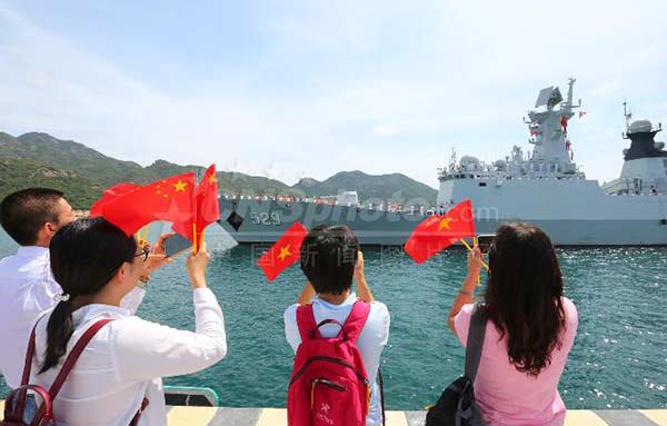 PLA naval fleet arrives for Cam Ranh port visit