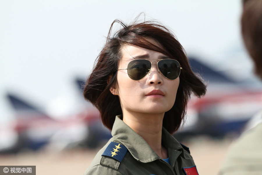 Woman fighter pilot inspired nation