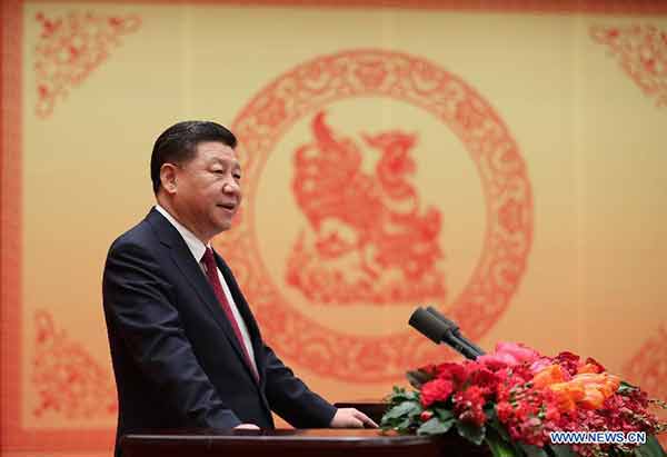 Xi's Lunar New Year speech inspires nation