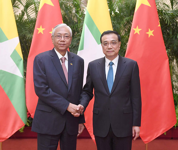 Premier Li tells Myanmar to keep peace and stability