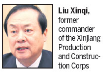 Ex-Xinjiang paramilitary commander expelled