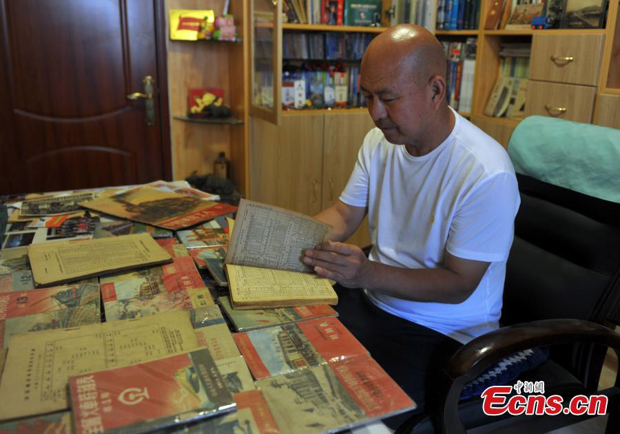 Man's 30-year collection showcases China's railway history