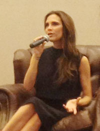 Victoria Beckham shares fashion experiences in Beijing