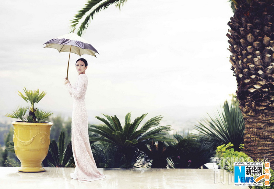 Chinese star Zhang Ziyi covers COSMO Bride