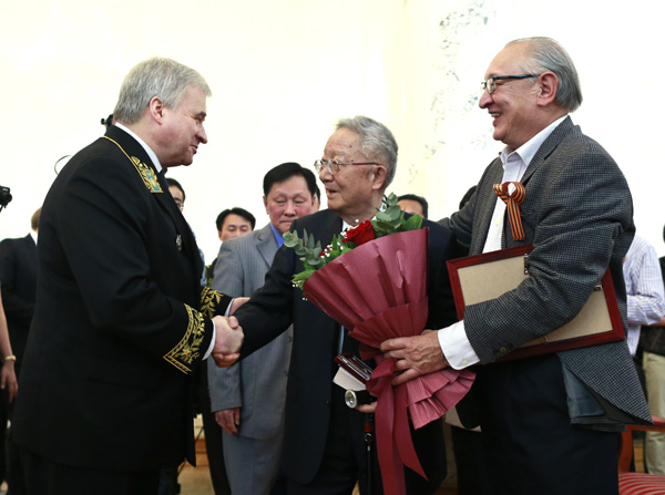 Russia honors Chinese veterans from WWII