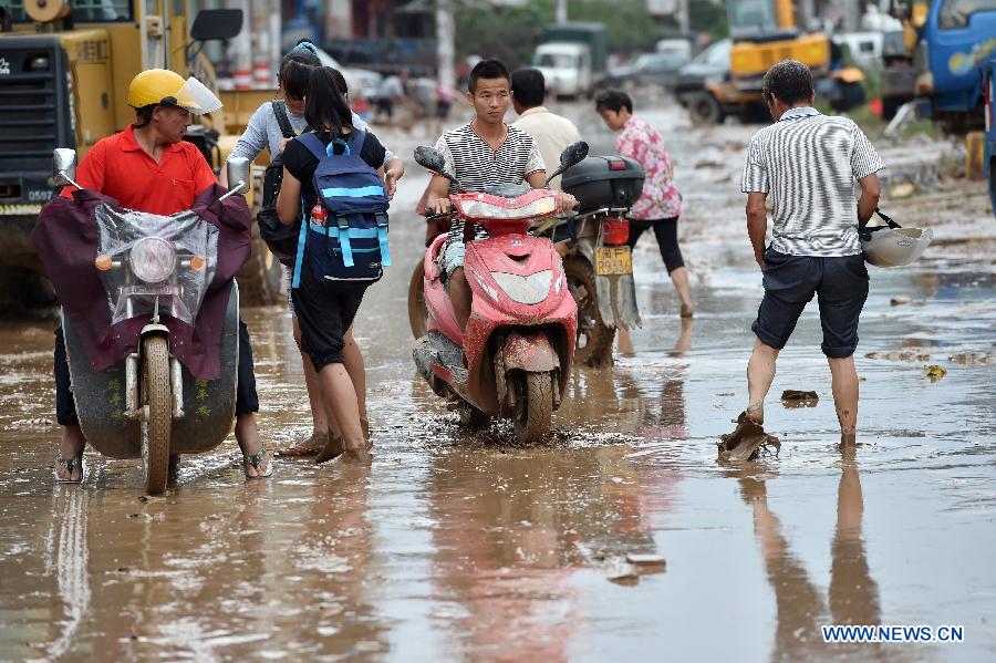 Six dead as rainstorms wreak havoc in China