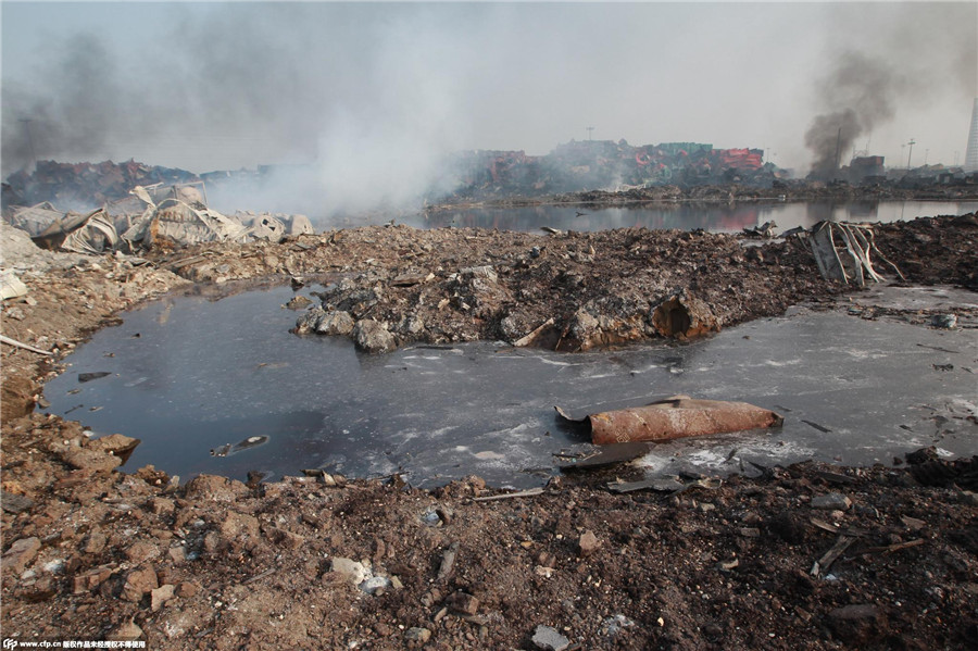 In pictures: Life near Tianjin blasts site
