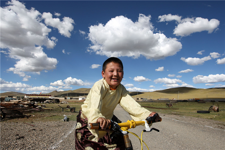 Happy faces in Tibet