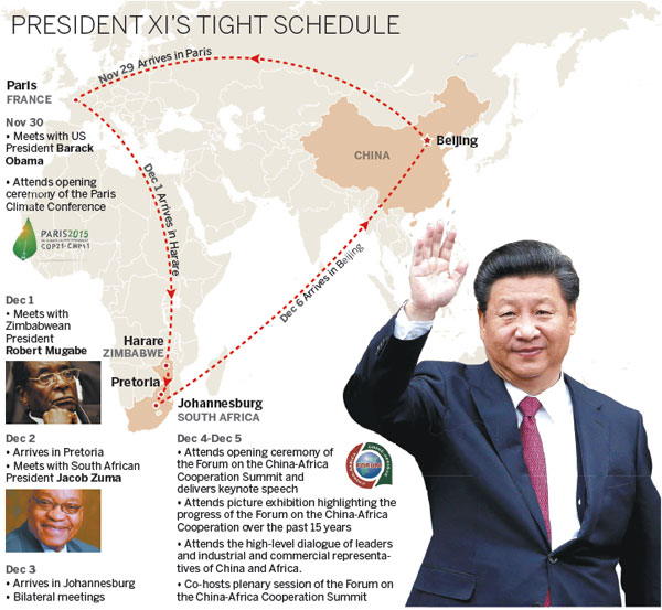 President Xi leaves for visit to Paris, Africa