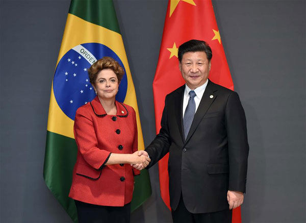 China, Brazil to strengthen ties, climate cooperation