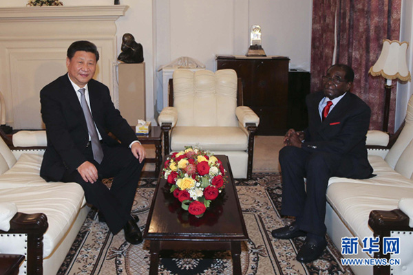 China, Zimbabwe agree to boost cooperation for common development