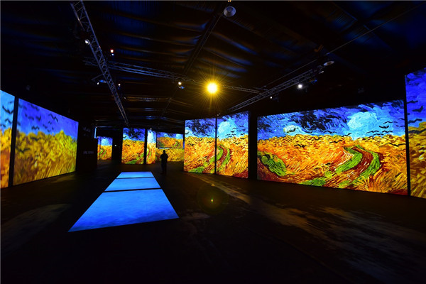 multimedia art show van gogh alive arrives in beijing