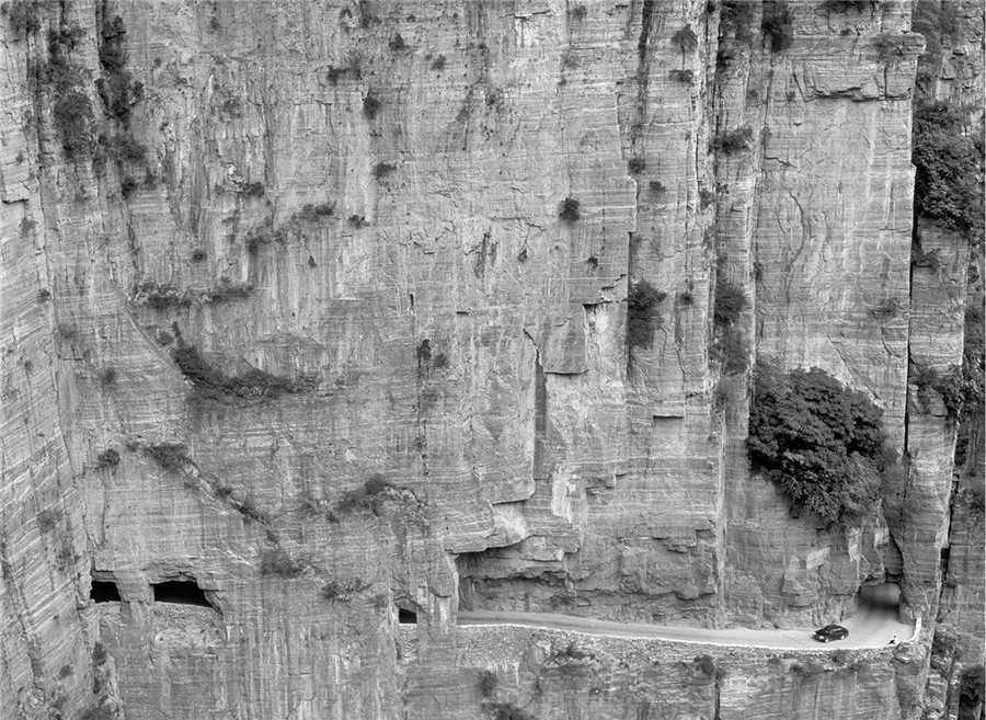 Amazing landscapes of China in white and black