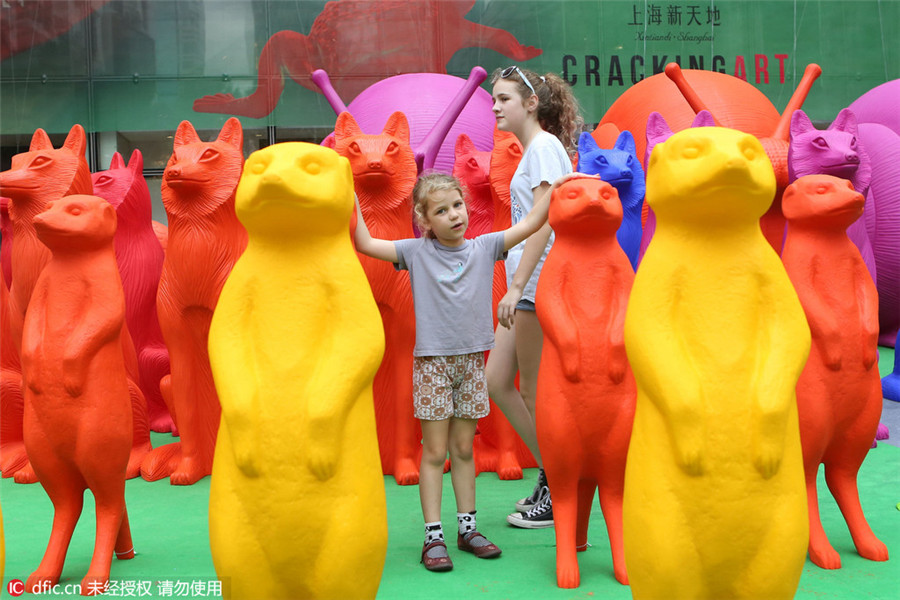 Animals occupy Shanghai