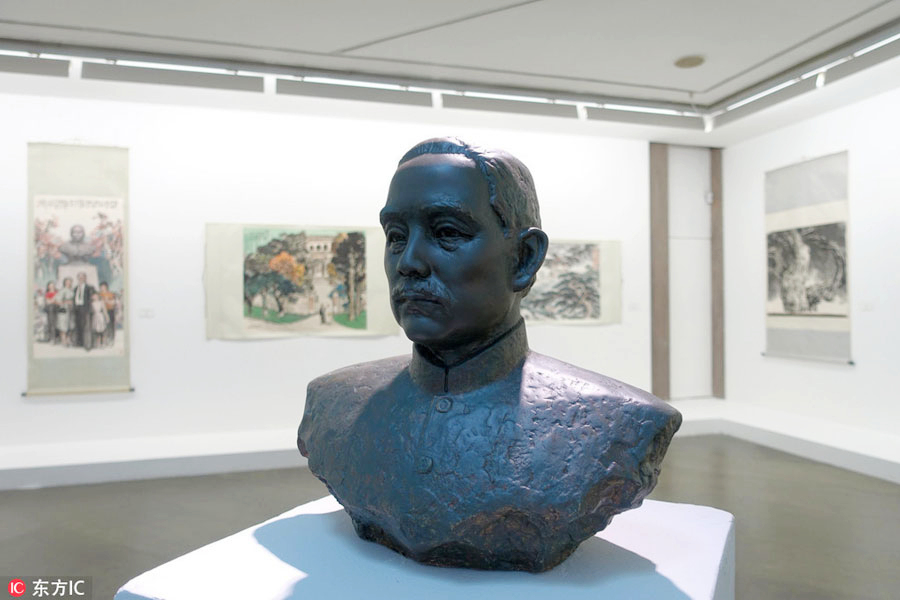 Guangdong art exhibition marks Sun Yat-sen's 150th birthday