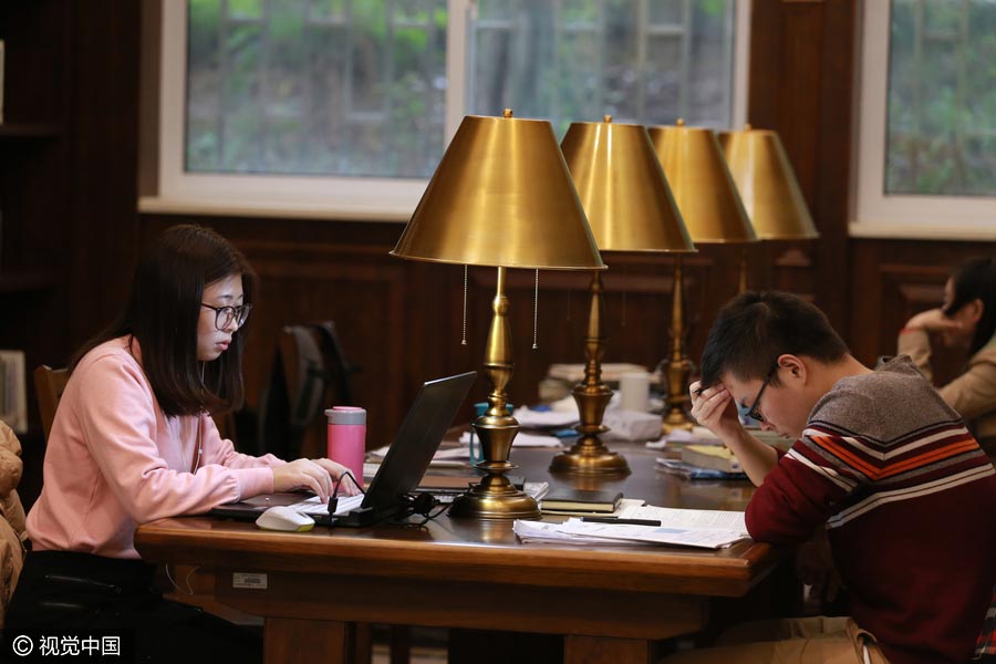 Old style library attracts students to read more