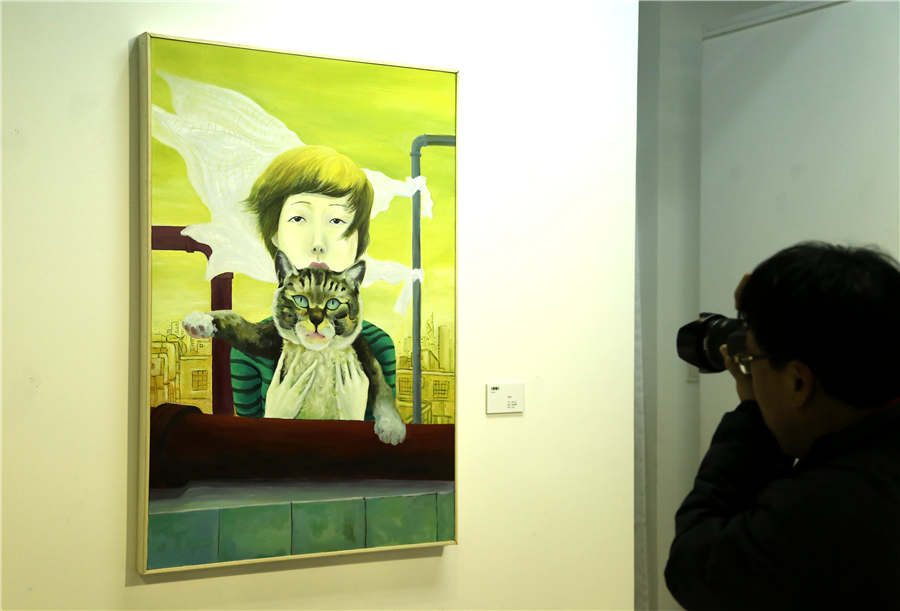 Artist escapes reality through his paintings