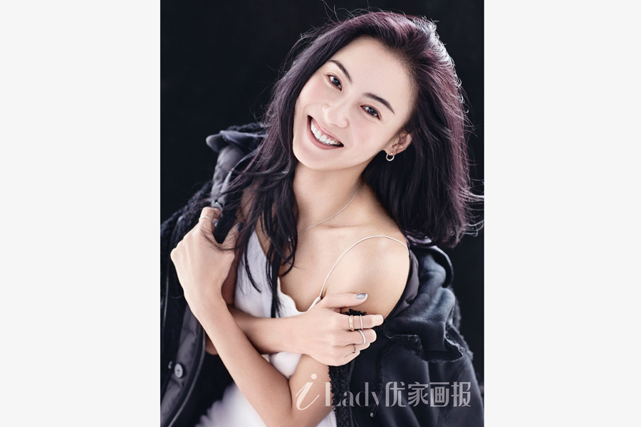 Actress Cecilia Cheung poses for fashion magazine