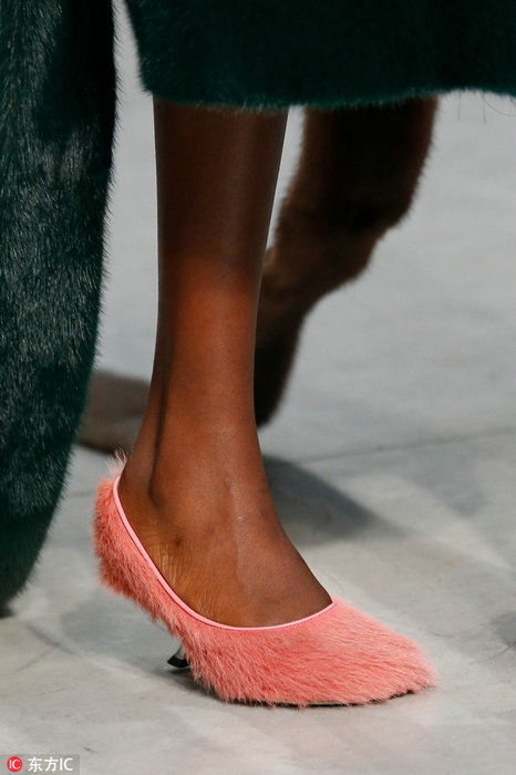 Fur shoes step into limelight