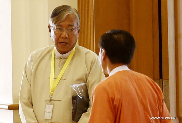 Support for Myanmar's leadership