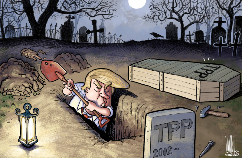 Trump's claim on TPP