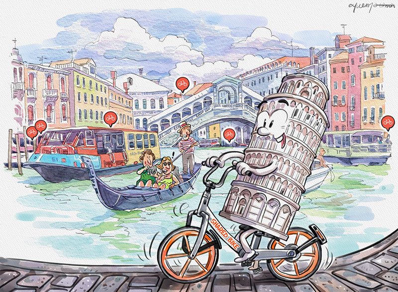 Mobike enters Italy