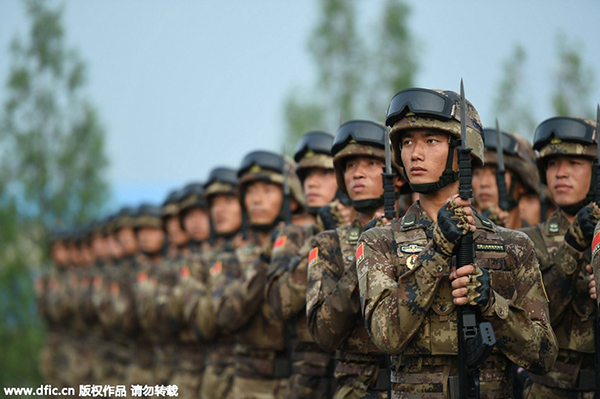 What do you think about China's military?