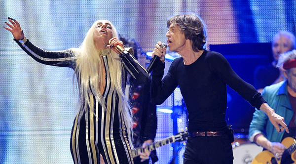 Lady Gaga joins Rolling Stones to perform