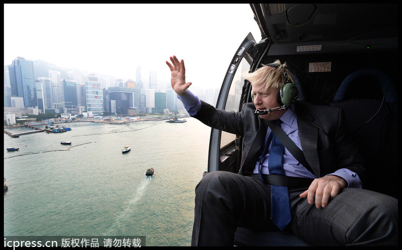 London mayor visits Hong Kong
