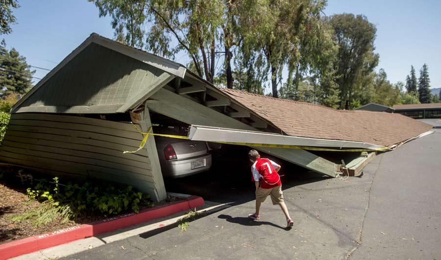 Strong quake rocks California, dozens injured
