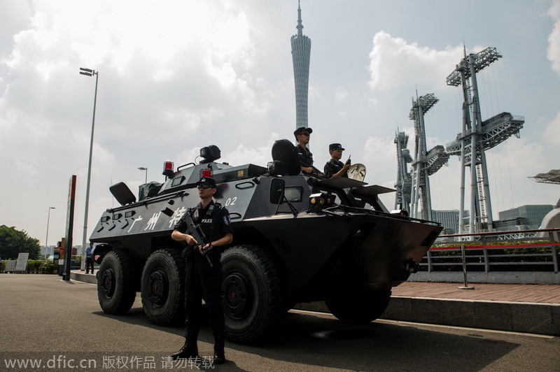 Guangzhou police launch air patrol