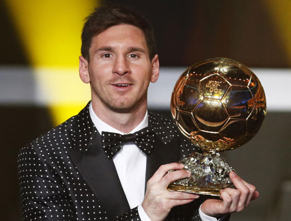Factbox: Ballon d'Or winner Lionel Messi