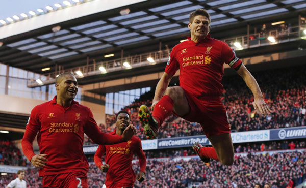 Gerrard penalty gives Liverpool win over Spurs
