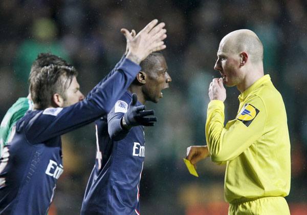 Beckham banishes St Etienne demons in PSG draw