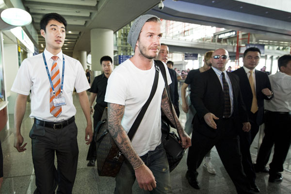 David Beckham's second visit to China