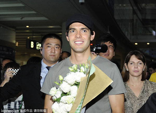 Kaka in Beijing for China tour