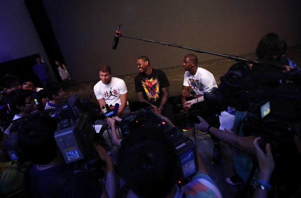 CP3, Melo, Griffin kick off China Tour