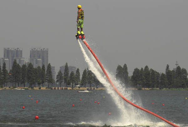 Water stunts in C China