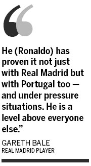 Red-hot Bale says Ronaldo is still the best