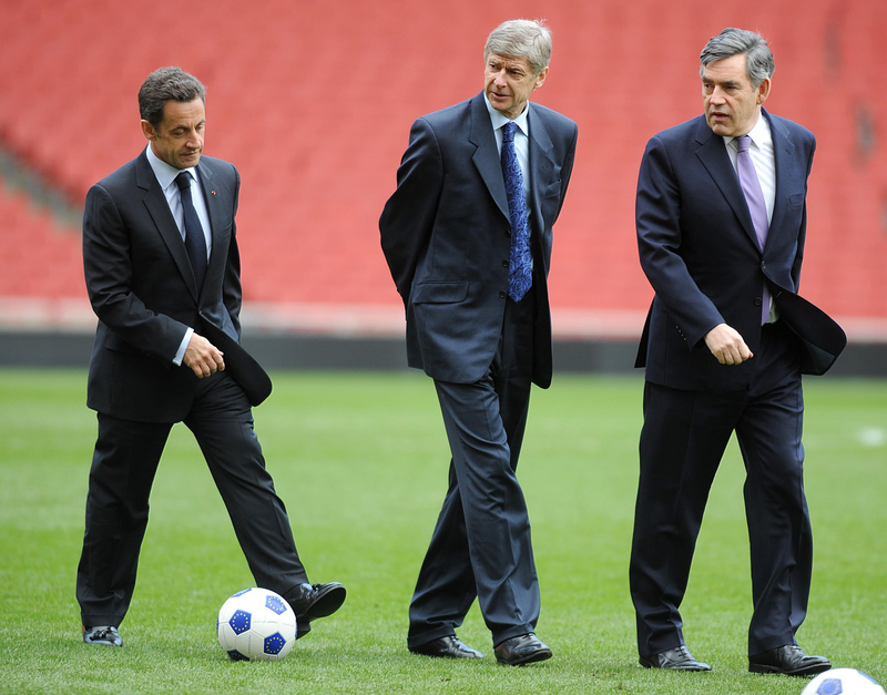 World leaders root for soccer