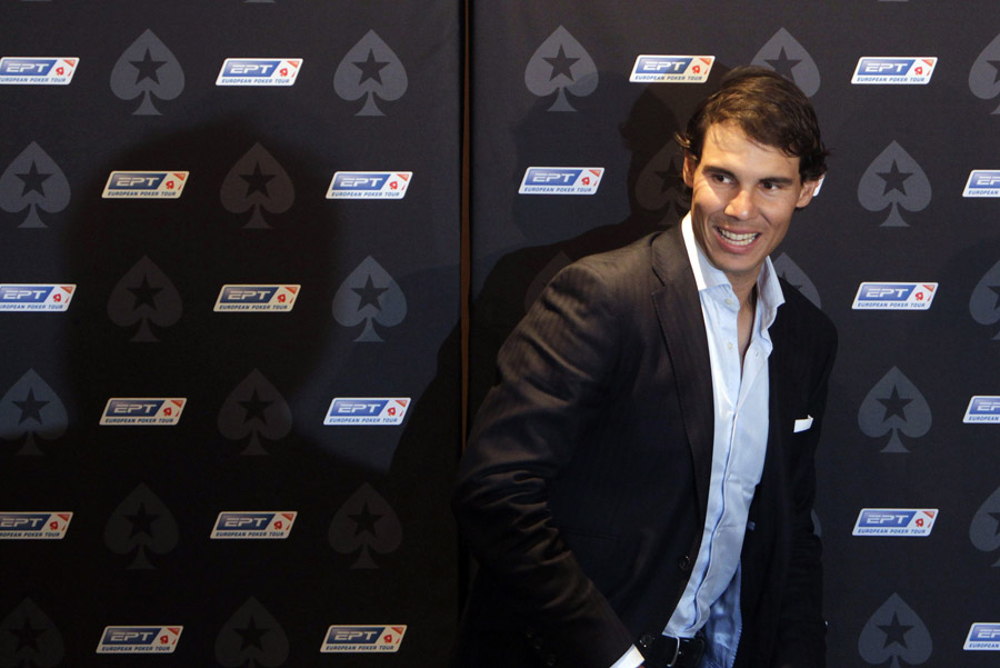 Nadal, Ronaldo show their 'poker face'